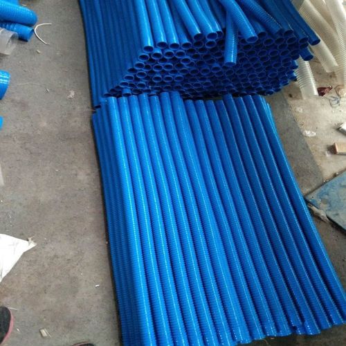 工厂直销蓝色工业吸尘管塑料管pvc橡胶伸缩软管 除尘管软接头波纹